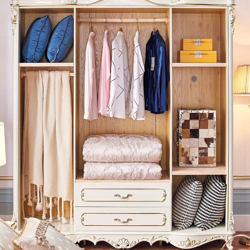 Wooden Drawer Organizer – Wardrobe and Clothes Storage with Closet Partitions for Apartments