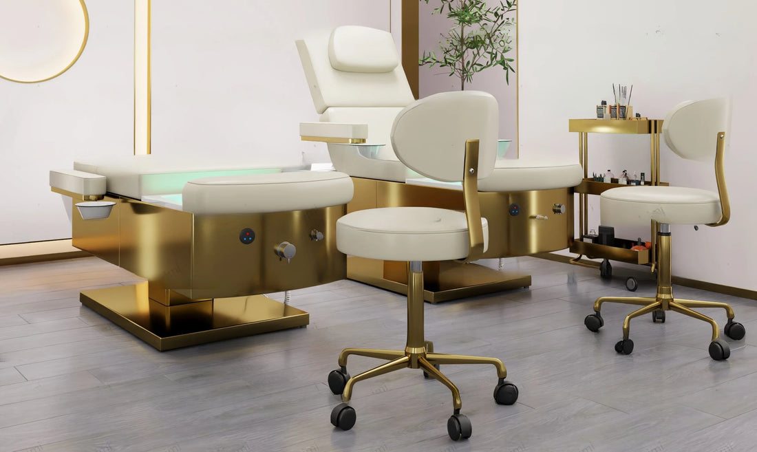 Triple Function Spa Bed – Heated Hair Washing & Massage Bowl, Water Therapy, Shampoo, Beauty Facial & Pedicure Bed with Steamer