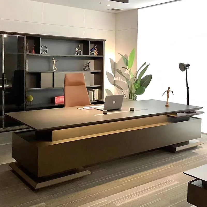 Executive desk with drawers