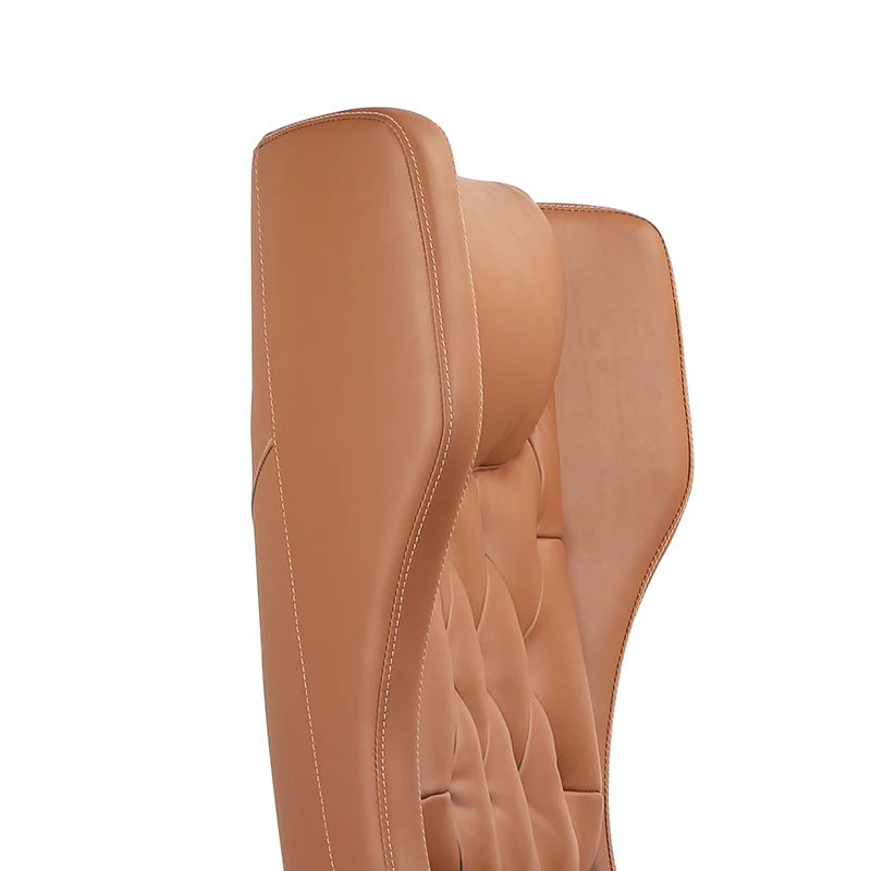 Manufacturer’s Executive Boss Chair: Revolving Leather Office Chair