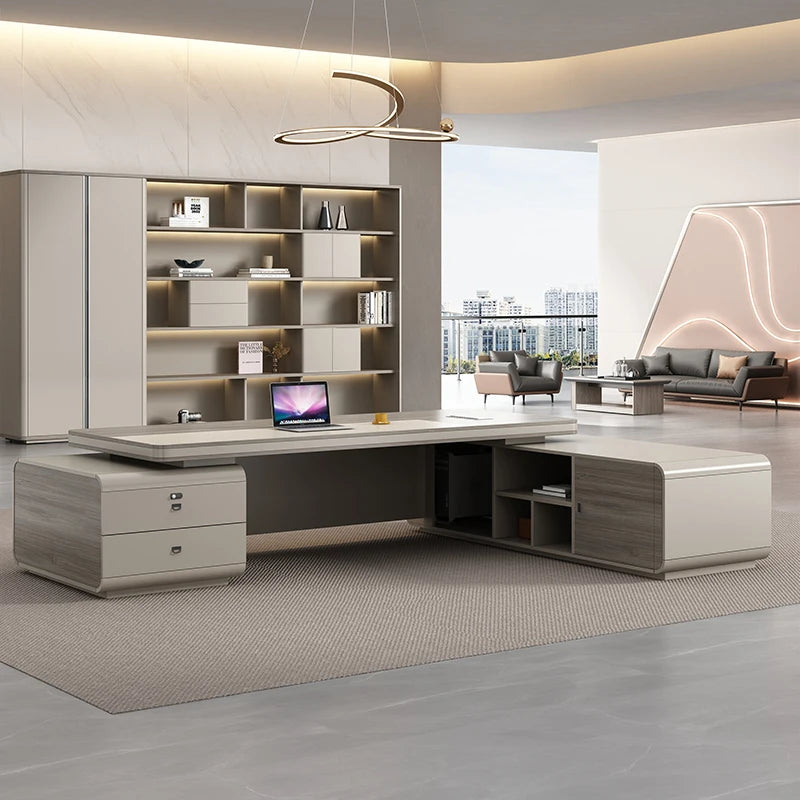Luxury Office Desk with Drawers