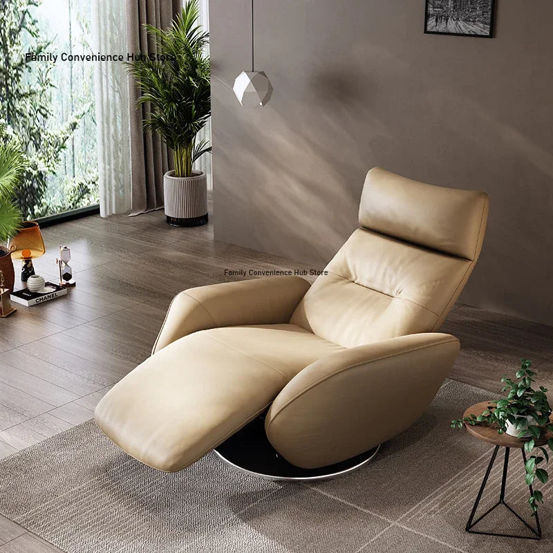 Smart Electric Nordic Recliner Chair – Contemporary Leather Design with Massage Feature
