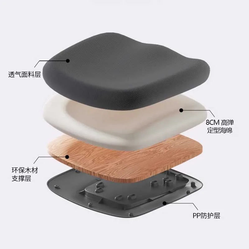 Ergonomic Black Office Chair with Adjustable Headrest