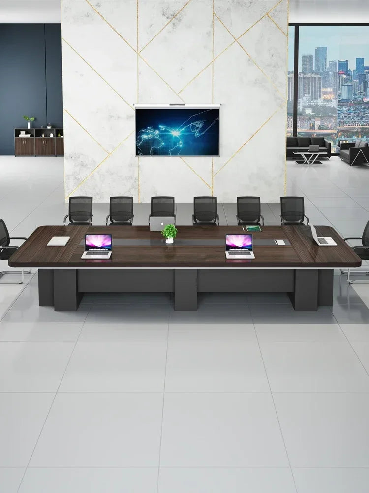 New conference table, long table, minimalist modern office table, conference room table, chair, round large table, work table