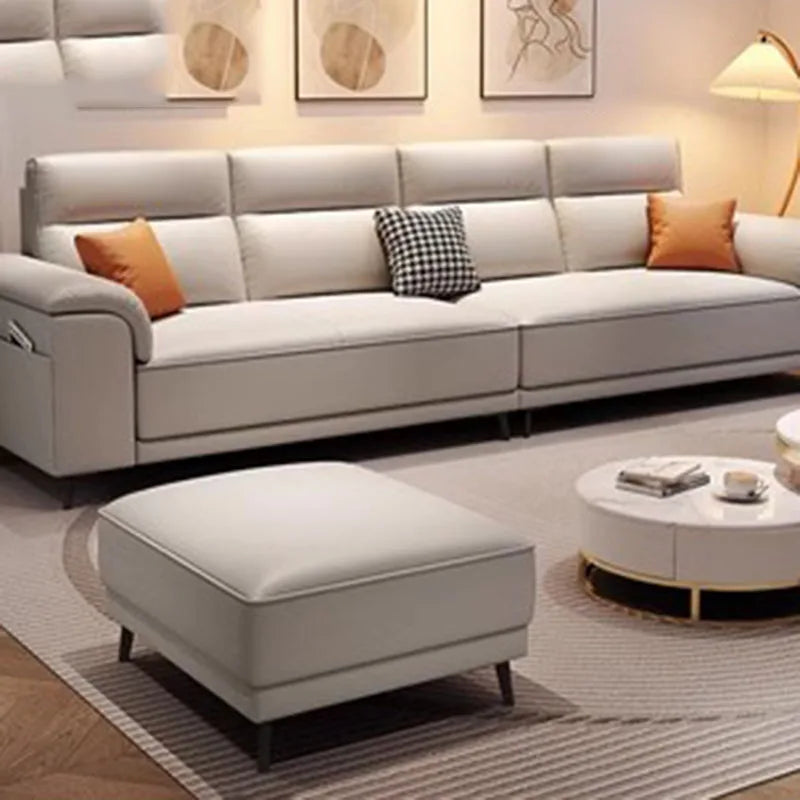 Curved Chaise Lounge Sofa – Ergonomic Corner Sofa and Computer Bed, Luxury Minimalist Wohnzimmer and Bedroom Furniture