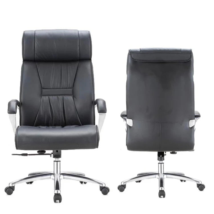 Luxury Boss Chair Office Ergonomic Brown Leather Office Chair