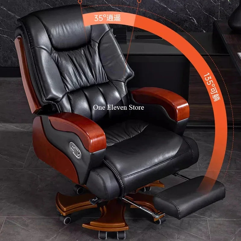 Ergonomic Stool on Wheels – Luxury Office Chair