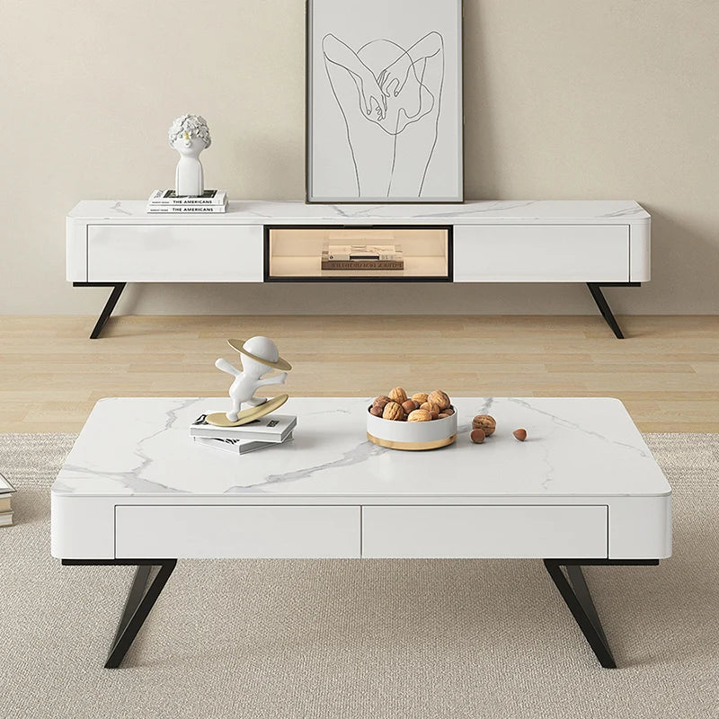 Modern Minimalist Coffee Table Square Living Room Center Nordic Computer Coffee Tables Makeup Luxury Office Muebles Furniture