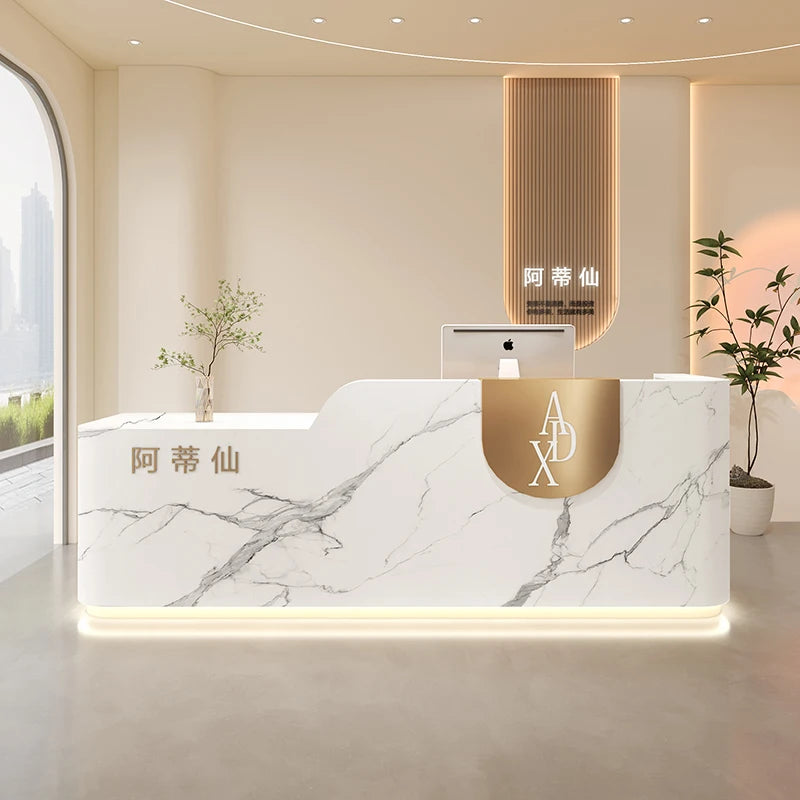 Luxury Reception Desk and Hairdressing Counter