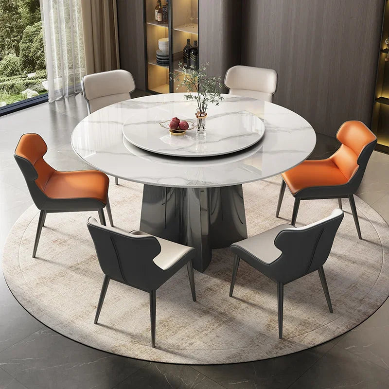 Modern Round Conference & Dining Table Set