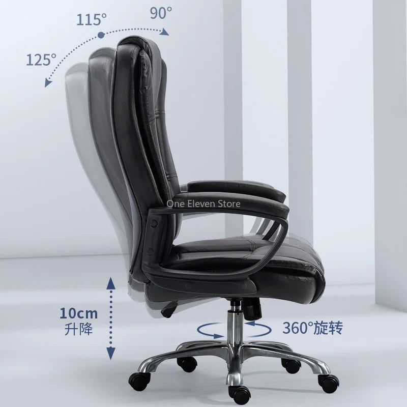 Gamer office chair with recliner and kneeling option
