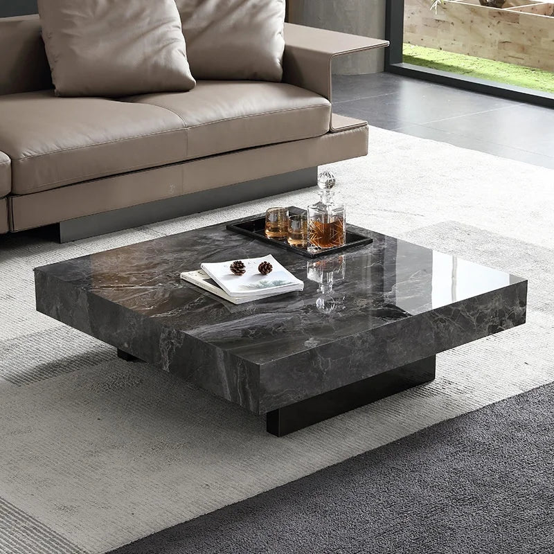 Luxury Italian Modern Square Coffee Table