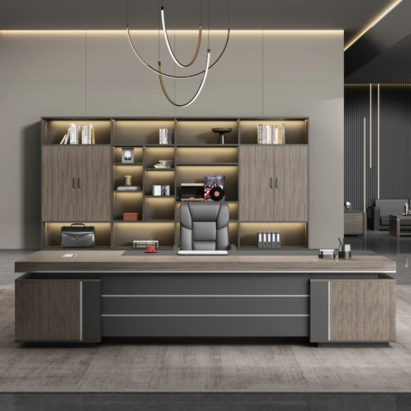 Luxury Modern Office Desks Men Storage Executive Laptop Computer Desks Laptop Standing Escritorios De Ordenador Office Furniture