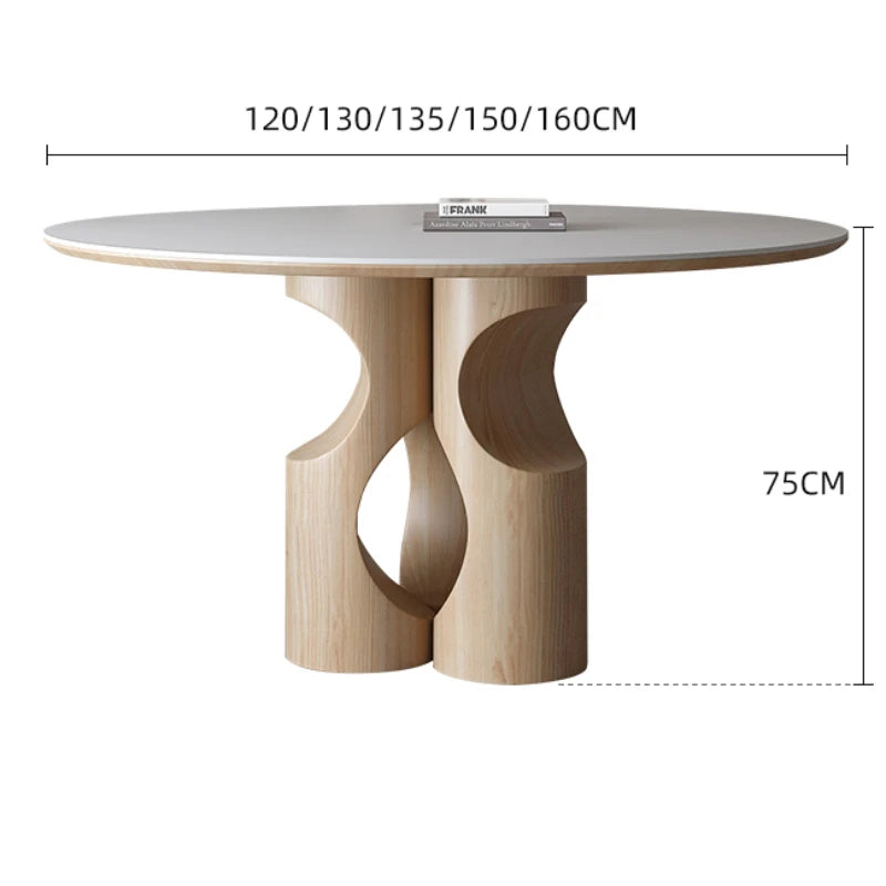 Modern Elegant oval dining Set