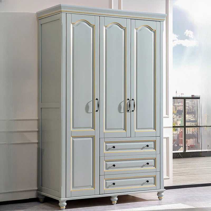 Multilayer Drawer Wardrobe – Open Closet with Shelves for Bedroom Storage