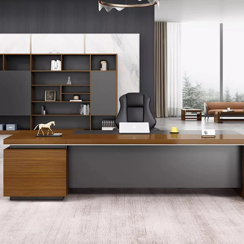 L-Shaped Executive Desk