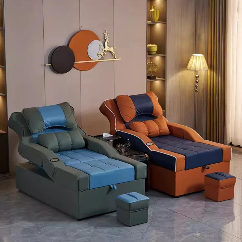 Aesthetic Chaise Manicure Chair – Luxury Spa Pedicure, Nail Salon Chair, Professional Hairstyling, Economic Beauty Furniture