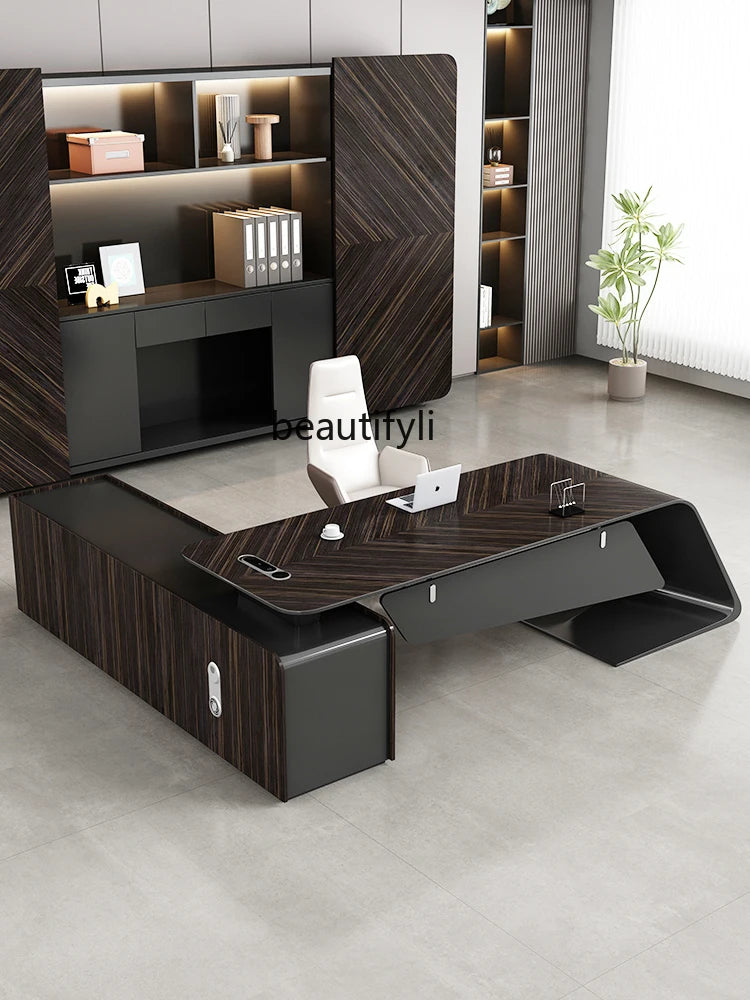 Modern Light Luxury Desk for Executives