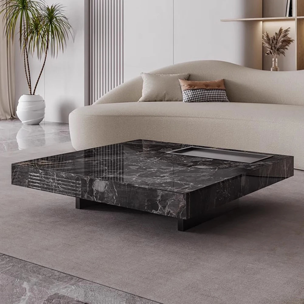 Large square center coffee table