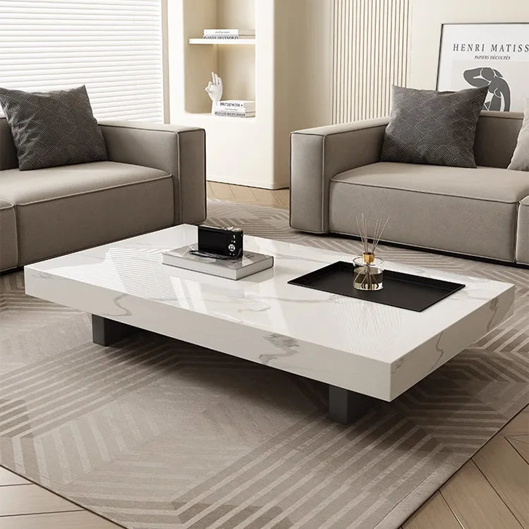 Italian Minimalist Slate Coffee Table