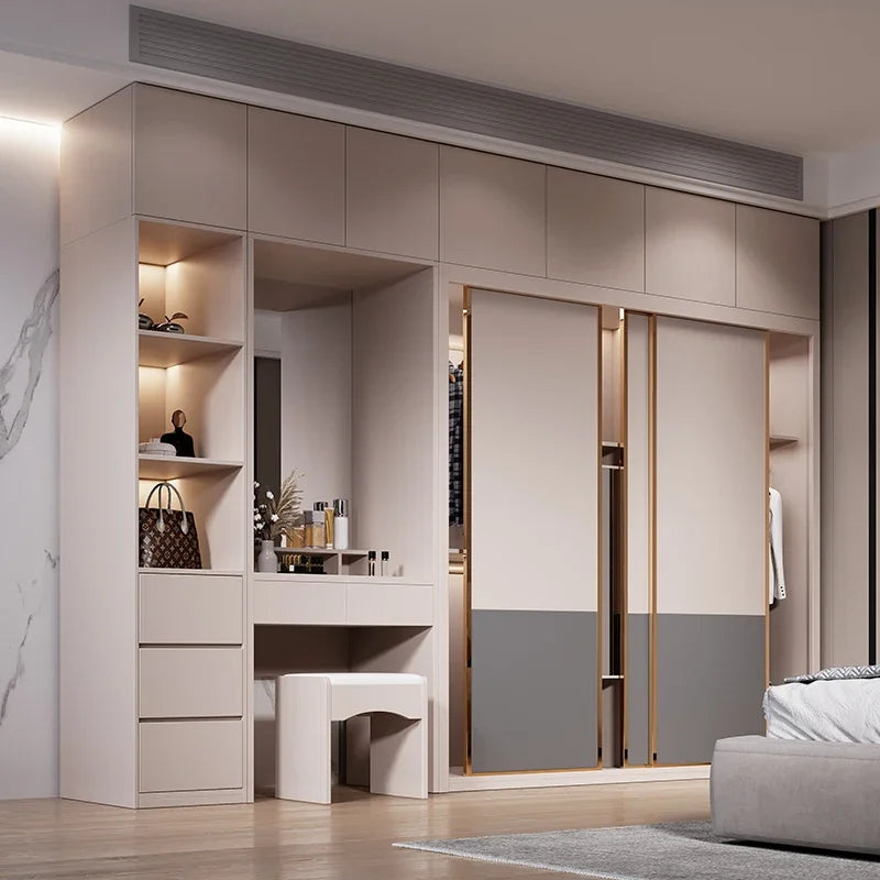 Simple Wooden Clothing Cupboard – Small Bedroom Wardrobe and Storage Cabinet