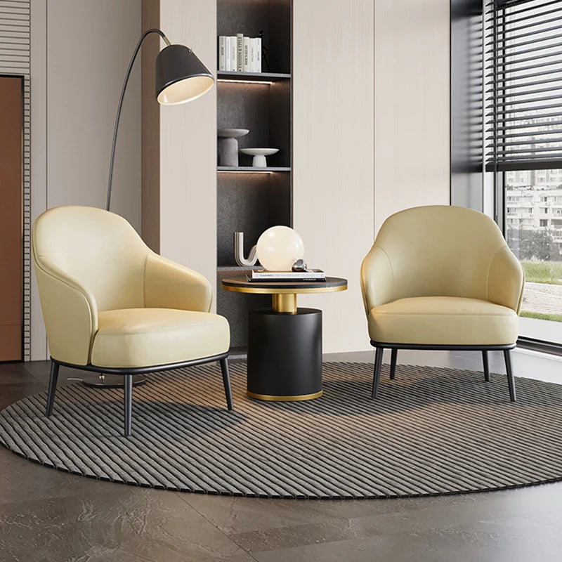 Modern Ergonomic Living Room Chair White Luxury Unique Designer Living Room Chair Relax Lounge Silla Plegable Home Decoration