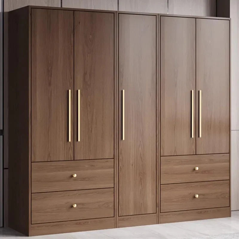 Wooden European Wardrobe – Heavy Duty, Large, Multi-Drawer Storage for Bedroom