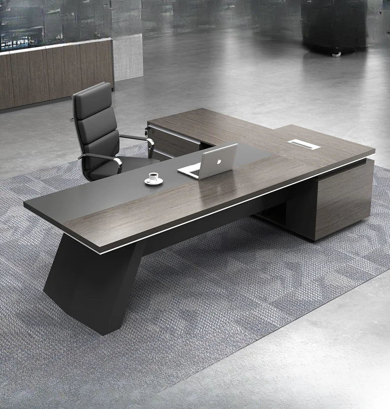 Professional L-Shaped Executive Desk