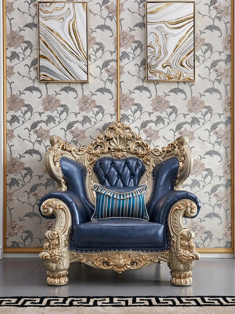 7-Seater Royal Luxury Antique Living Room Sofa Set