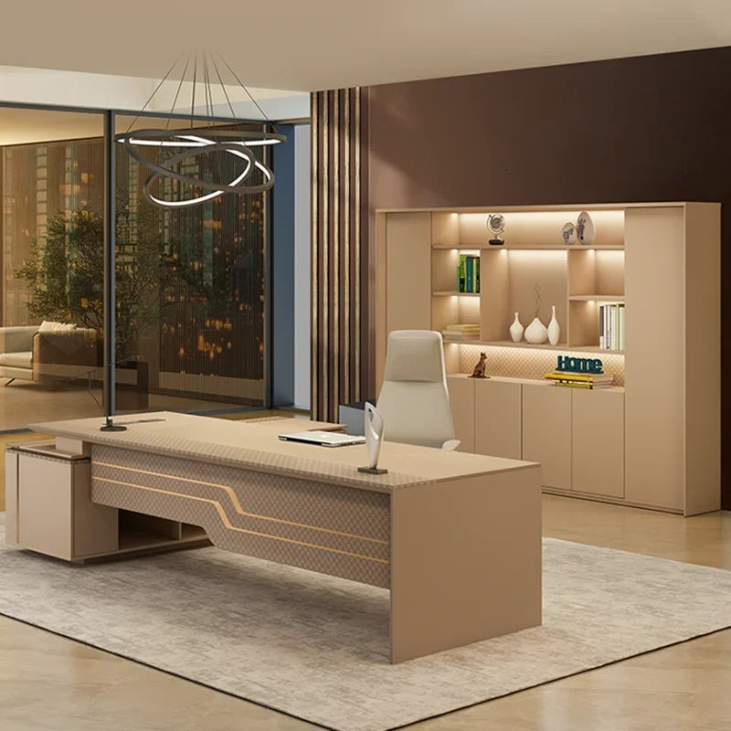 Executive L-Shaped Office Desk