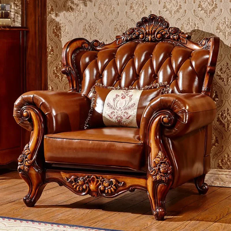 Designer Modern Living Room Sofas—Luxury Leather Recliners and Lazy Sofas