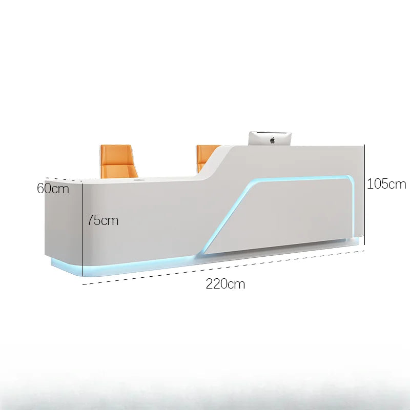 Elegant Reception Desk and Office Counter