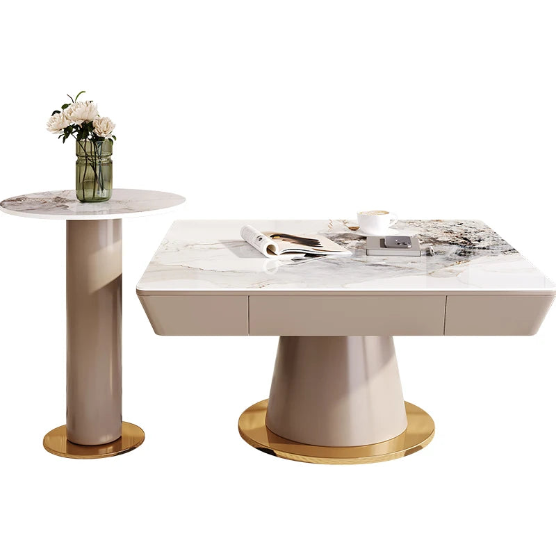 Light Luxury Rock Slab Coffee Table