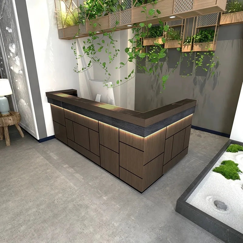 Acrylic Lectern and Counter Reception Table—Armable Desk for Churches and Bars