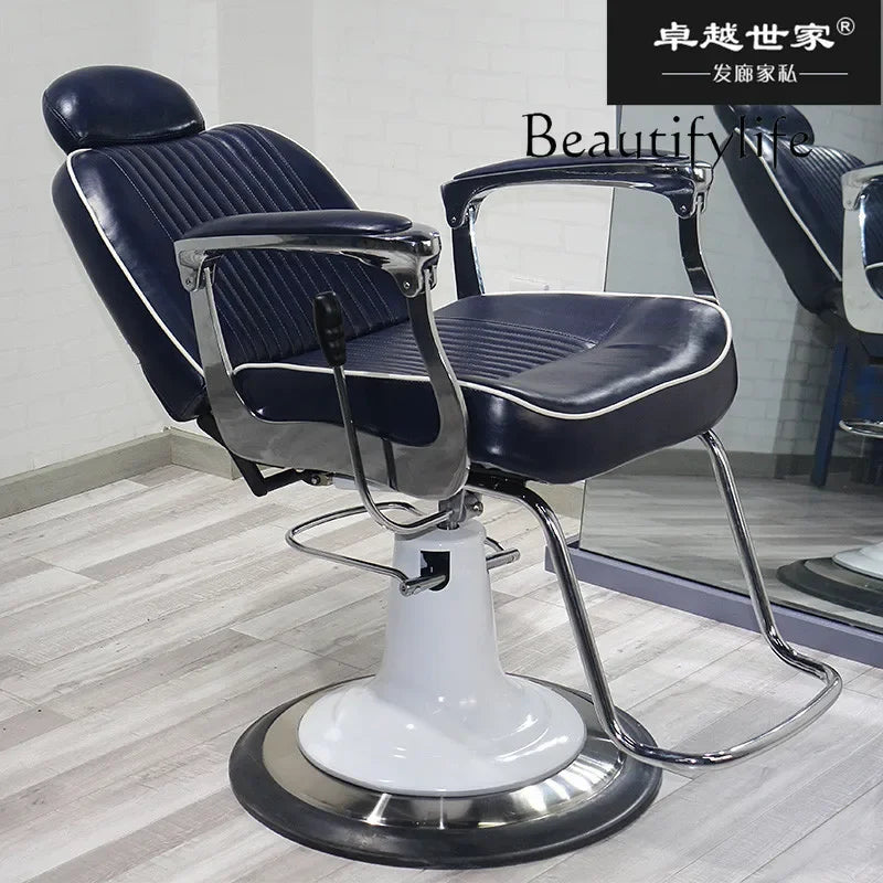 High-End Lift Chair for Hair Salon – Modern, Simple Barber Chair for Hairdressing and Barber Shops