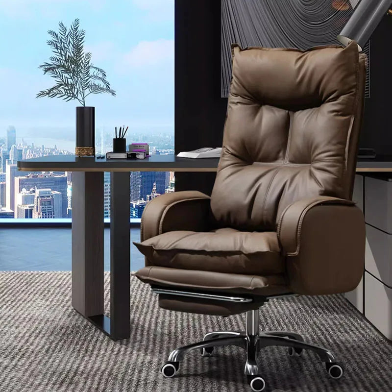 Lounge School Conference Office Chair Foot Rest Hand Wheels Fashion Armchairs Waiting Swivel Sillas De Oficina Office Furniture