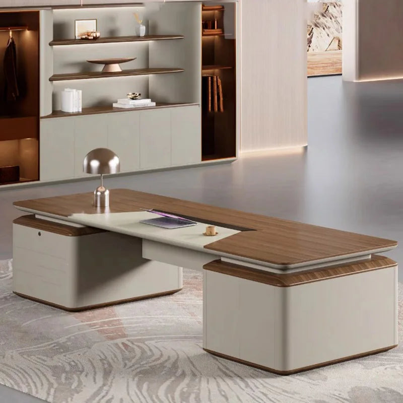 Console Storage Office Desk Drawers Standing Reading Seating Computer Desks Luxury Writing Scrivania Da Gaming Office Furniture