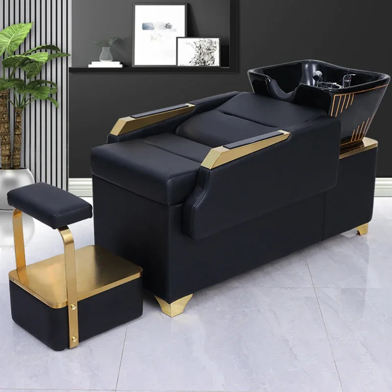 Pedicure Chair For Economic Spa Barber Wash Hairdressing Shampoo Basin Professional Salon Hair Stylist Japanese Thai Massage Bed