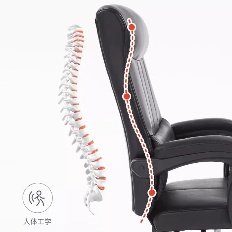Comfortable Gaming Chair: Stylish Design with Backrest