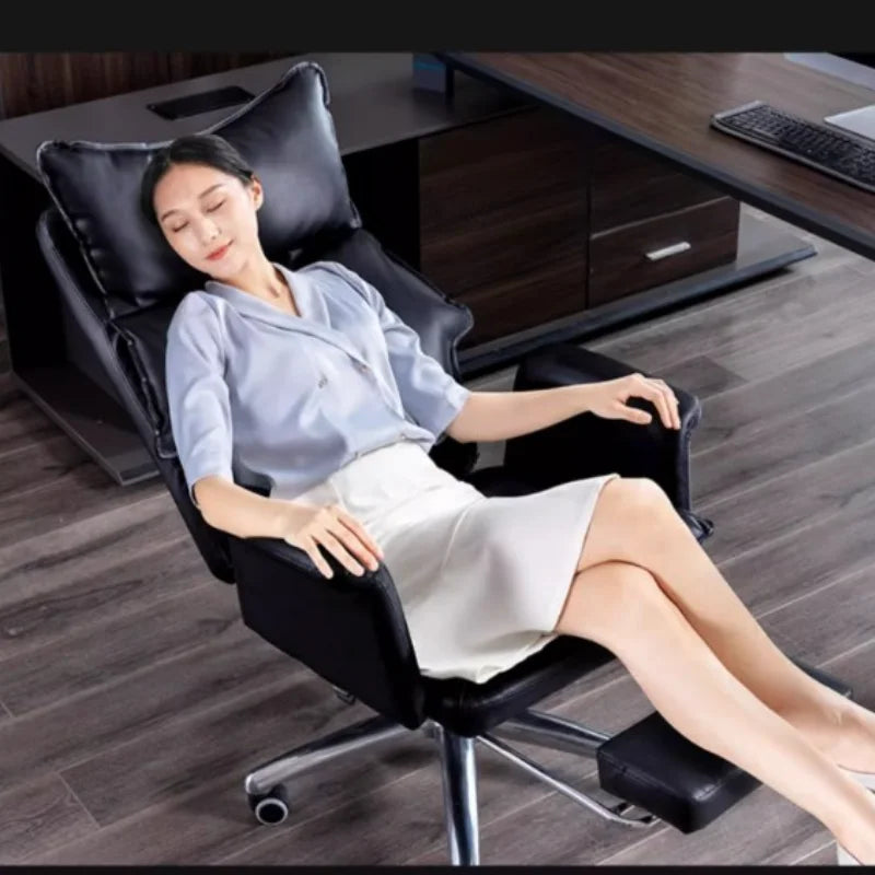 Fancy Executive Office Chair Design Luxairy Armchair Mobile Office Chair Adjustable Swivel Comfy Silla De Oficina Furniture