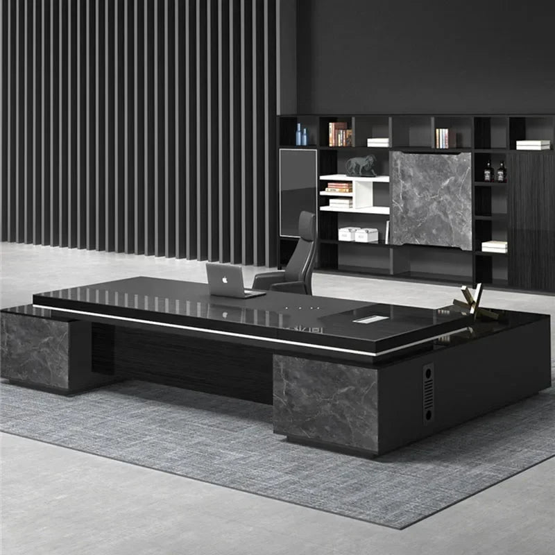 Modern L-Shaped  Office Desk