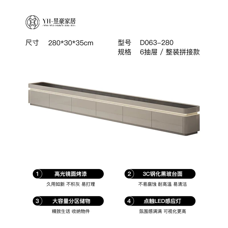 Luxury Wooden TV Stand – Modern Entertainment Center and Monitor Cradle