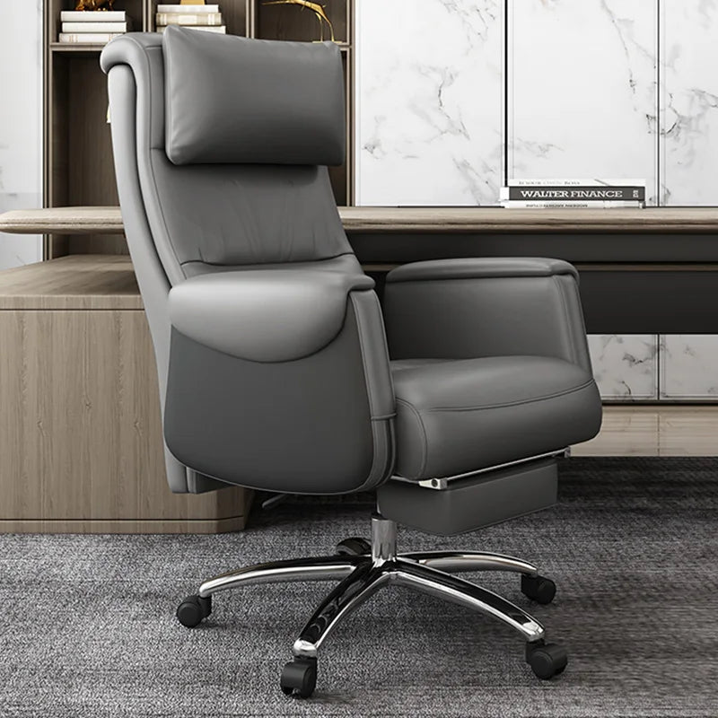Ergonomic Desk Chair with Massage – Swivel Accent Arm Recliner, Luxury Comfort for Home Office