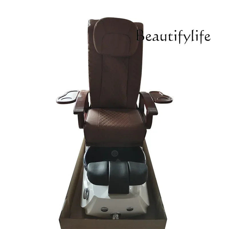 Beauty Salon Manicure Sofa – Electric Half-Reclining Foot Spa Chair, Manicure & Foot Bath Sofa Chair