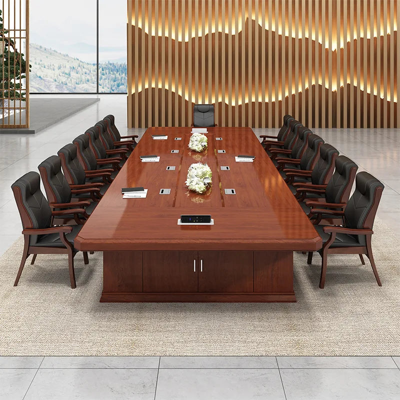 Simple modern fashion conference table long table company conference room meeting table negotiation table