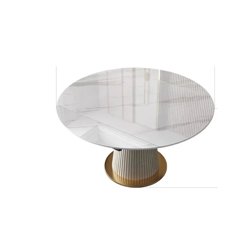 Mobile Round Dining & Conference Table Set