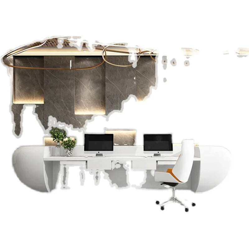 Modern Reception Bank Front Desk and Counter