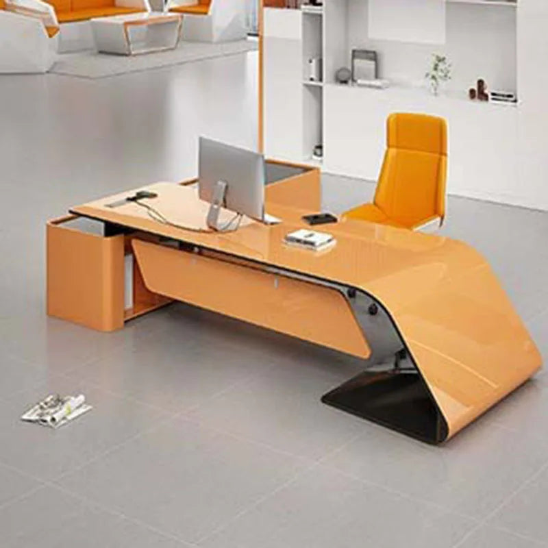 Minimalist Desk Computer Offices Corner Office Room Desks Offer Simple Table Professional Furniture Organizer Tafel
Study