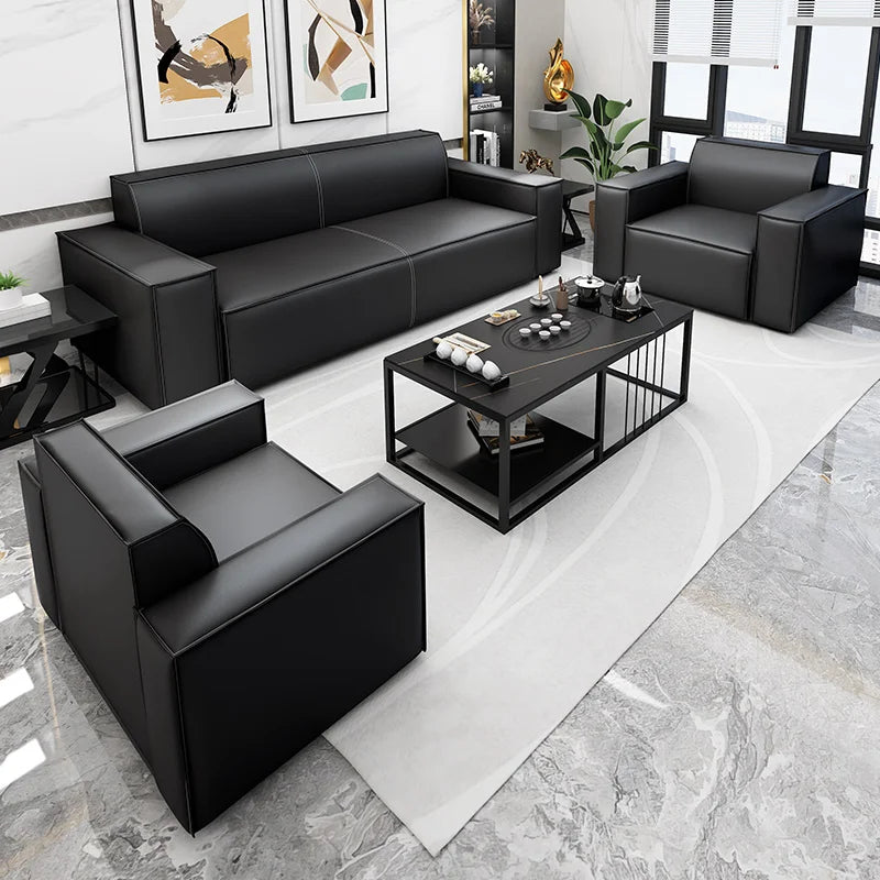 Elegant Office and Aesthetic Corner Sofa Set