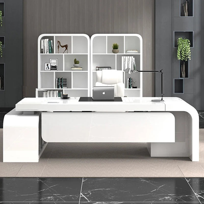 European mid-century modern office desk